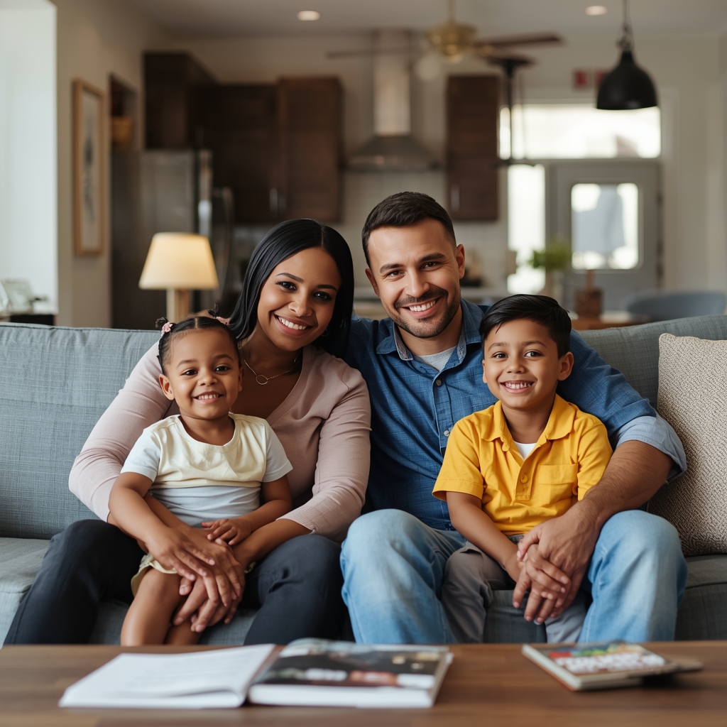 Happy Long Island family protected by Pestco premier pest control services