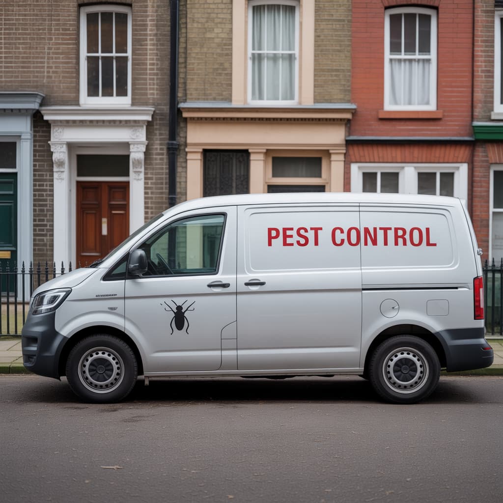 Pestco premier pest control van providing same-day service in Nassau County